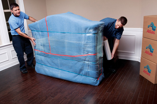 Our movers then pad wrap all of your furniture.