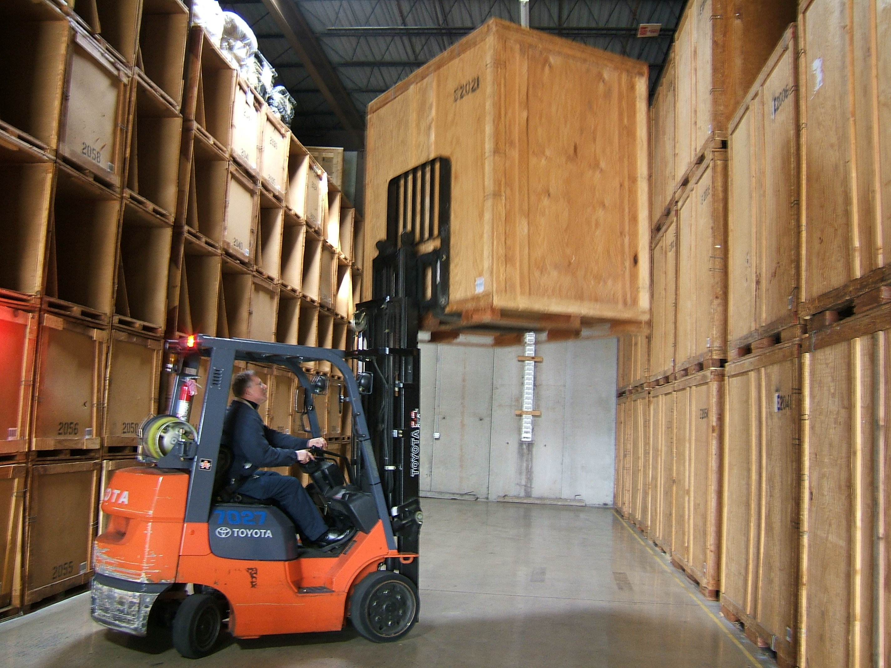 Placing a Storage Vault Into The Warehouse