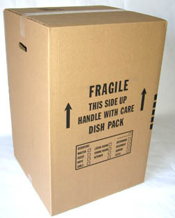 Moving boxes for deals dishes