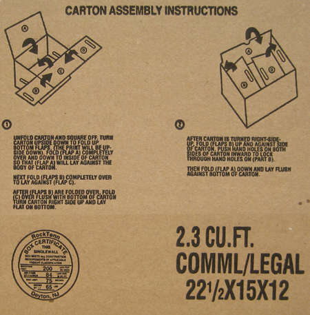 Carton Instructions