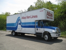 One of our straight truck moving vans