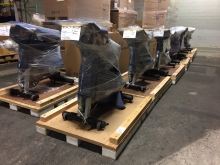Rehbilitation equipment being stored in our warehouse