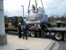Moving a high value Oxford Active Shield magnetic resonance system