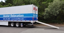 Avatar Relocation trailer with ramp extended