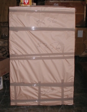 A paper padded bookcase