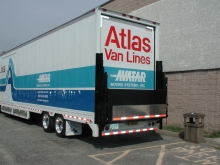 One of our Maxon railgate equipped air-ride trailers