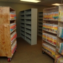 Office moving library-book carts